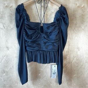 Ulla Johnson Mirelle Blouse Black sz 10